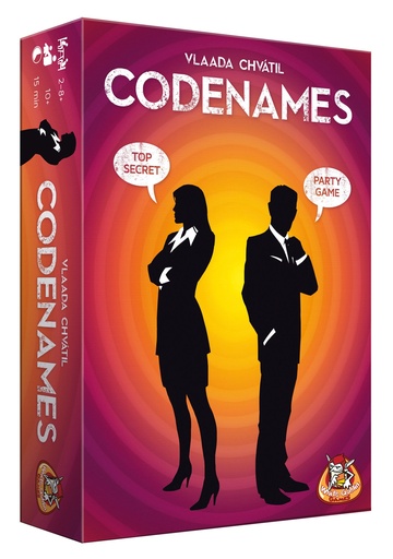 Doos van Codenames – party woordspel