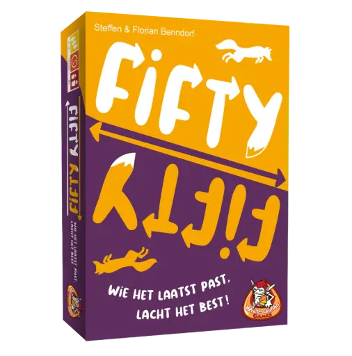 Doos van Fifty fifty - wie het laatst past, lacht het best - white goblin games