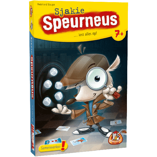 Doos van Sjakie Speurneus – kinderspel