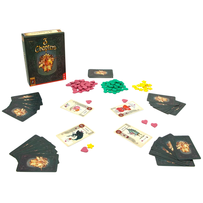 3 Chapters — overzicht van de spelopstelling