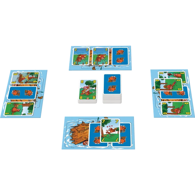 Beverclan — opstelling van de speelkaarten