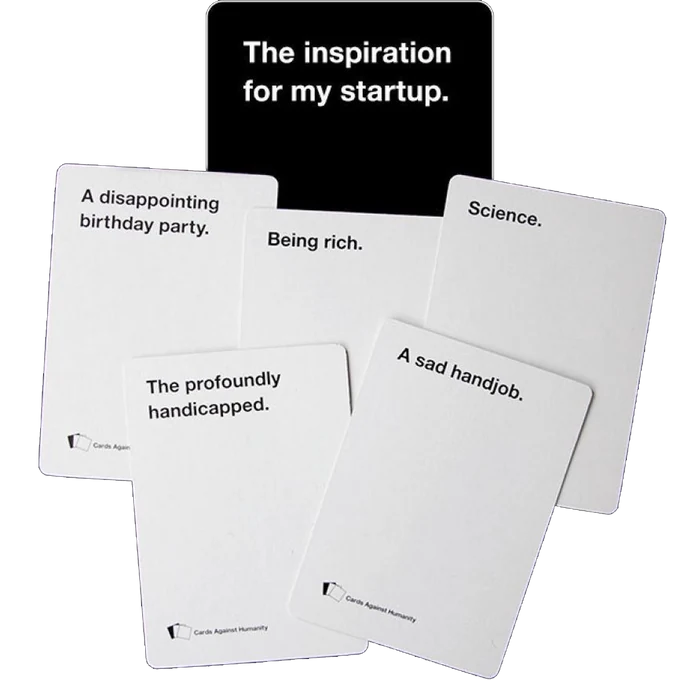 Cards Against Humanity - International Edition (EN) — detail van de speelkaarten