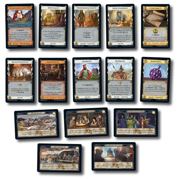 Dominion: Bondgenoten — overzicht van de speelkaarten