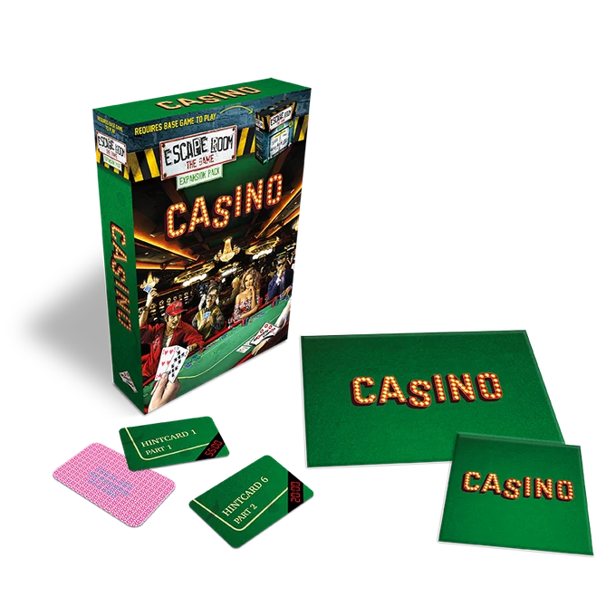 Escape Room: Casino (NL) — overzicht van de doos en spelinhoud