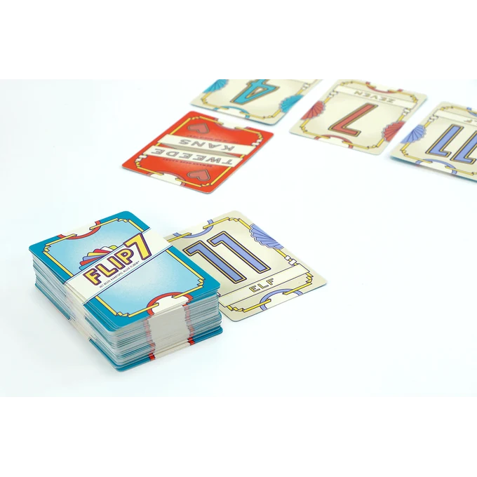 Flip 7 (NL) — speelkaarten en trekstapel