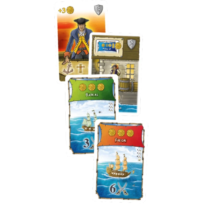 Port Royal (NL) — voorbeelden van de speelkaarten