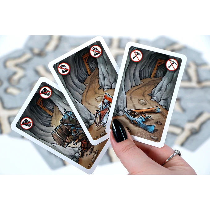 Saboteur — actiekaarten in de hand