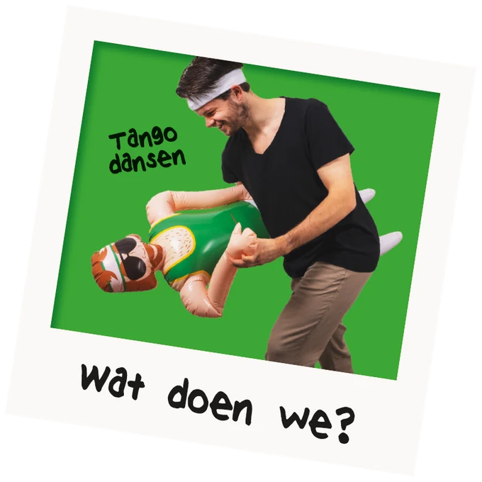 Who’s the Dude? — een opdracht uitbeelden met de opblaasfiguur