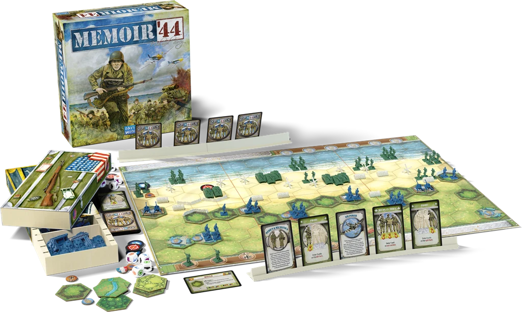 Memoir'44 (EN) — overzicht van de spelopstelling