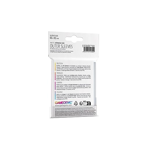 Outer Sleeves Matte Japanese Size Card Sleeves