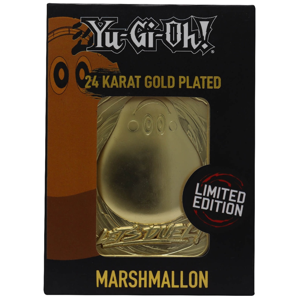 Fanattik: Yu-Gi-Oh! Limited Edition 24K Gold Plated Collectible - Marshmallon
