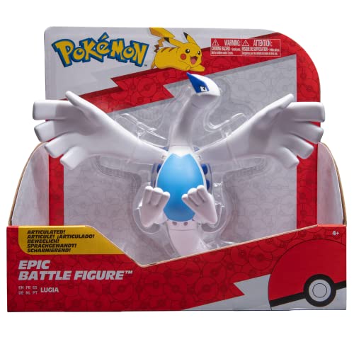 Pokémon Lugia 12-Inch Epic Battle Figure with Articulation & Stand