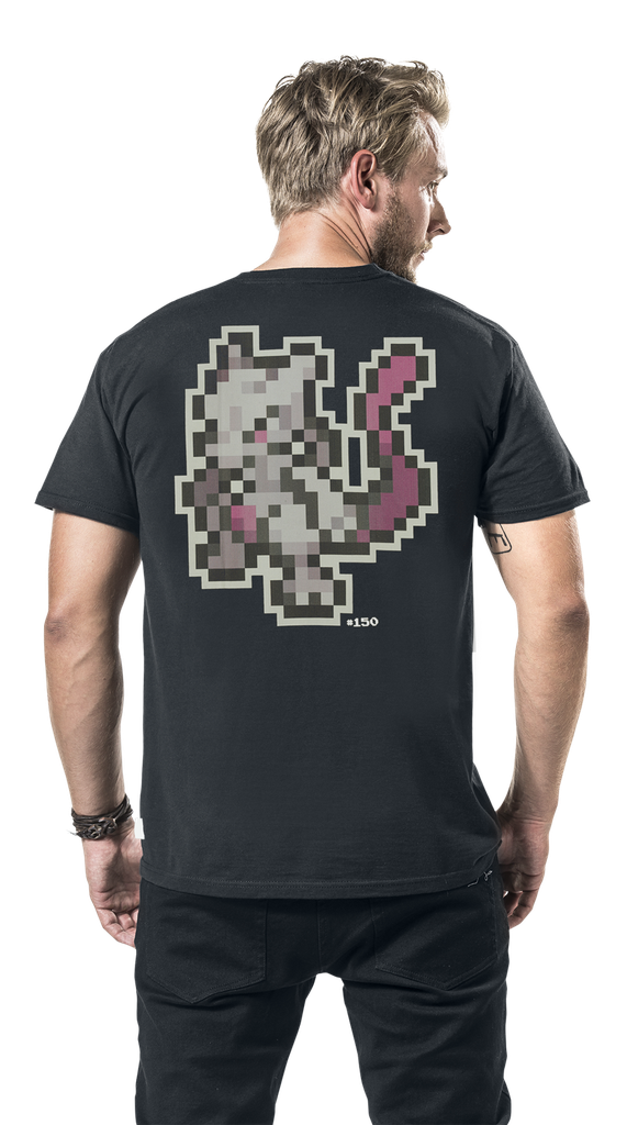 Pokémon Mewtwo T-Shirt Black