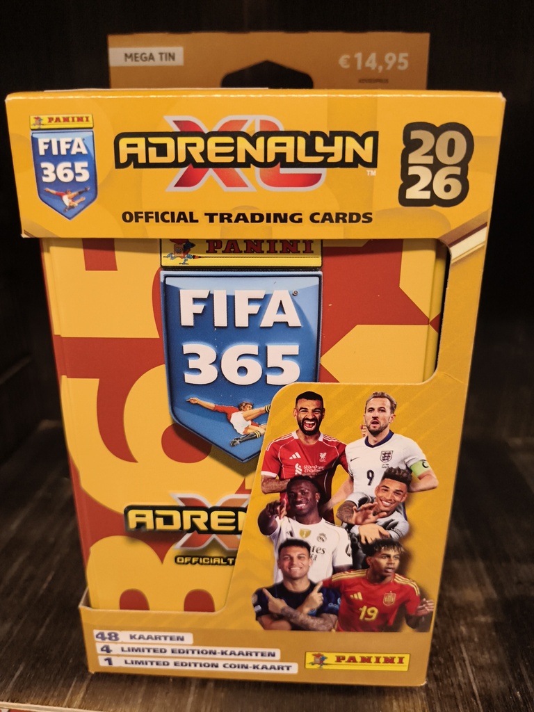 Panini Adrenalyn XL FIFA 365 25/26 – Mega Tin