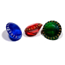 [Polyhero dice rogue 3d20 gems ruby emerald sapphire] PolyHero Rogue 3d20 Gems