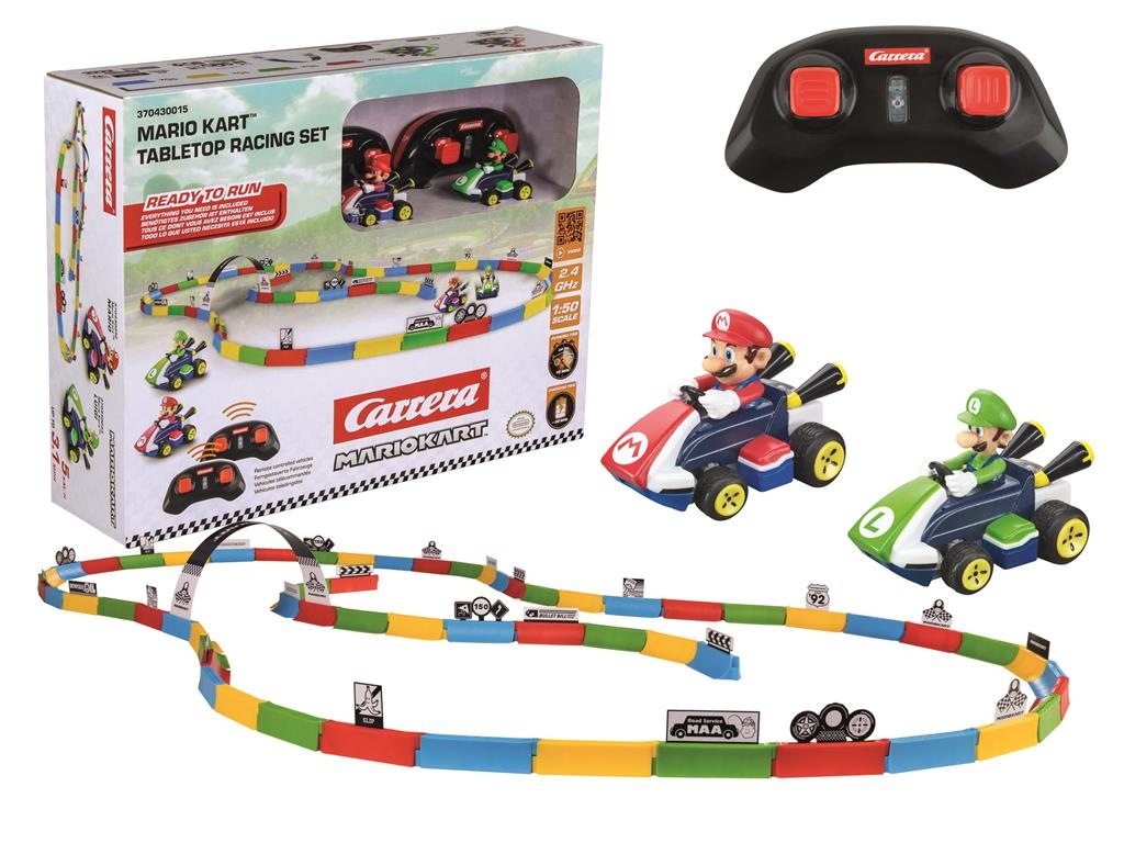 [Mario kart tabletop racing set ready to run carrera] Carrera - Mario Kart Mini RC - Mario (2.4GHz)