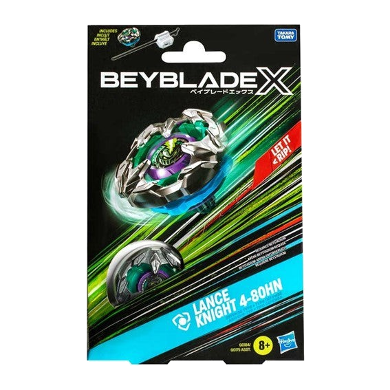 Beyblade X Lance Knight 4-80HN Starter Pack Top and Launcher