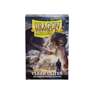 Dragon Shield - Japanese Size Matte Clear Outer Sleeves - Clear Cosmere (60 Sleeves)