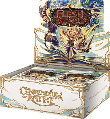 Flesh & Blood TCG - Compendium of Rathe Booster Display (24 Packs) - EN (case / 4 displays)