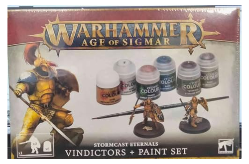Warhammer Age of Sigmar: Stormcast Eternals - Vindictors + Paint Set