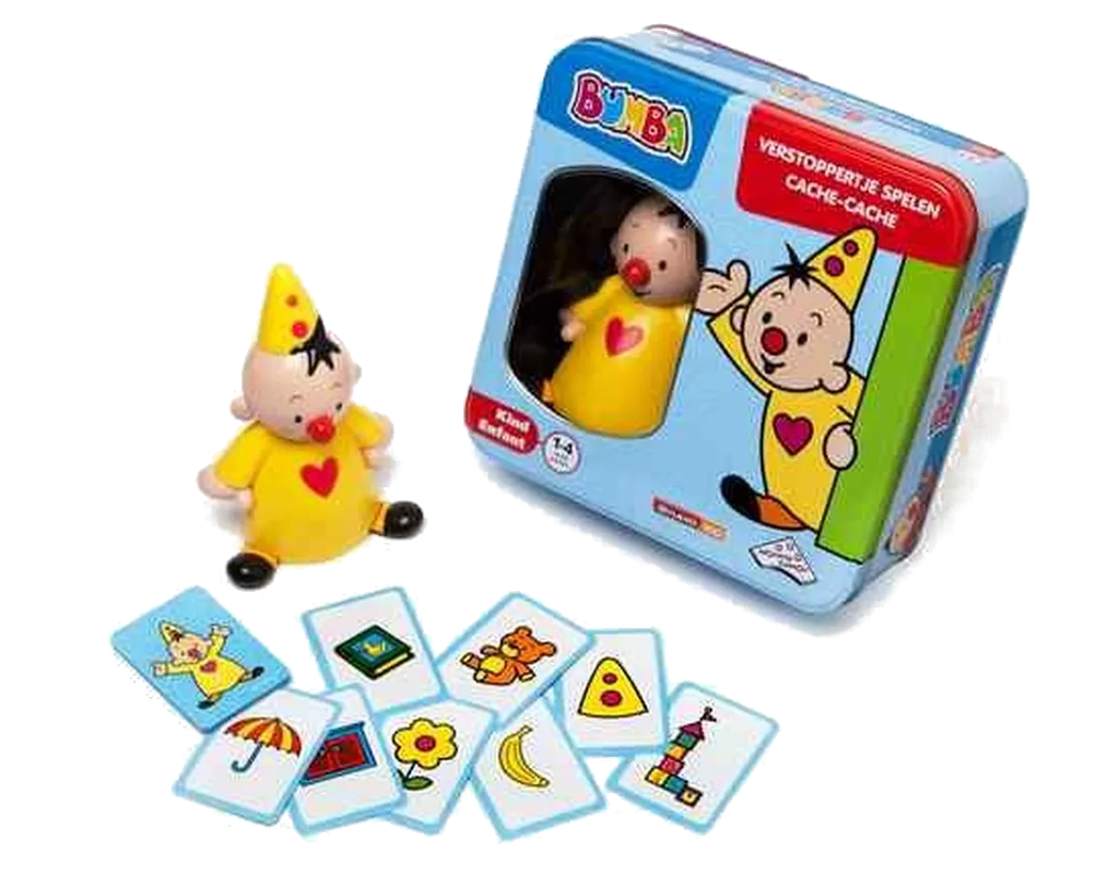 Bumba verstoppertje spelen blik