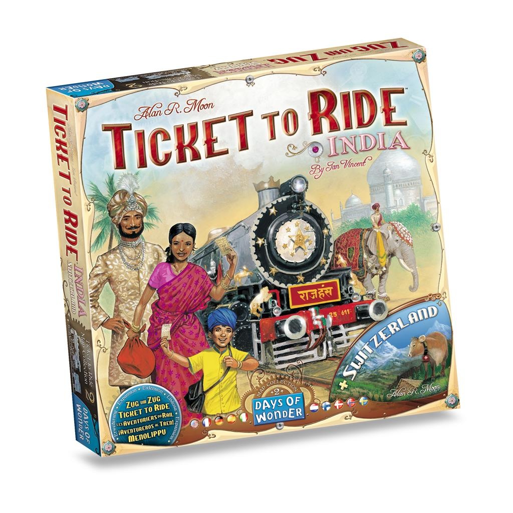 Ticket to Ride: India & Switzerland (Map Collection 2) (EN)