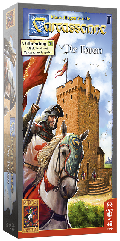 Carcassonne: De Toren – uitbreiding met torens en gevangenneming