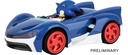 Carrera RC Sonic 370430022 - Team Sonic Racing Mini RC - Sonic with Precise 2.4GHz Control - 1:43 Scale - up to 5 Kmh - Ready-to-Run Suitable for Age