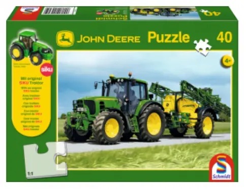 Puzzle Tractor 6600 met Sproeier, 40 stukjes