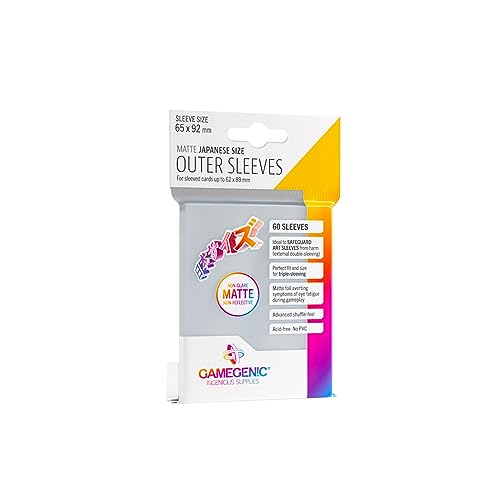 Gamegenic - Outer Sleeves Matte Japanese Size (60 Sleeves)