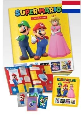 Panini mario sticker pack (album + 3 pakjes)