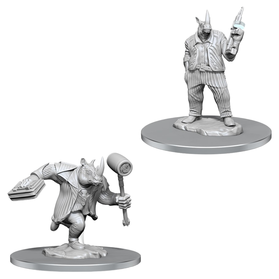 Magic: The Gathering - Unpainted Miniatures: Freelance Muscle and Rhox Pummeler