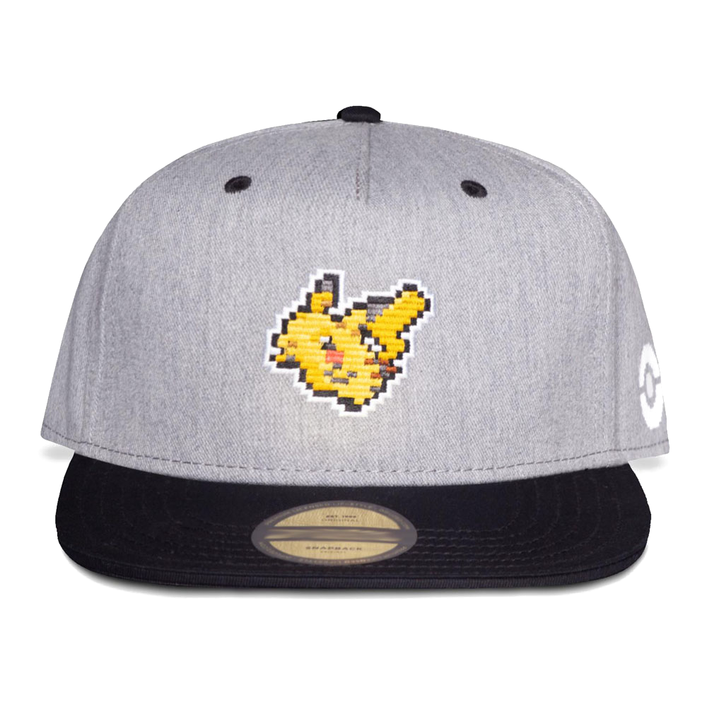 Difuzed - Pokémon Pikachu Men's Snapback Cap - One Size