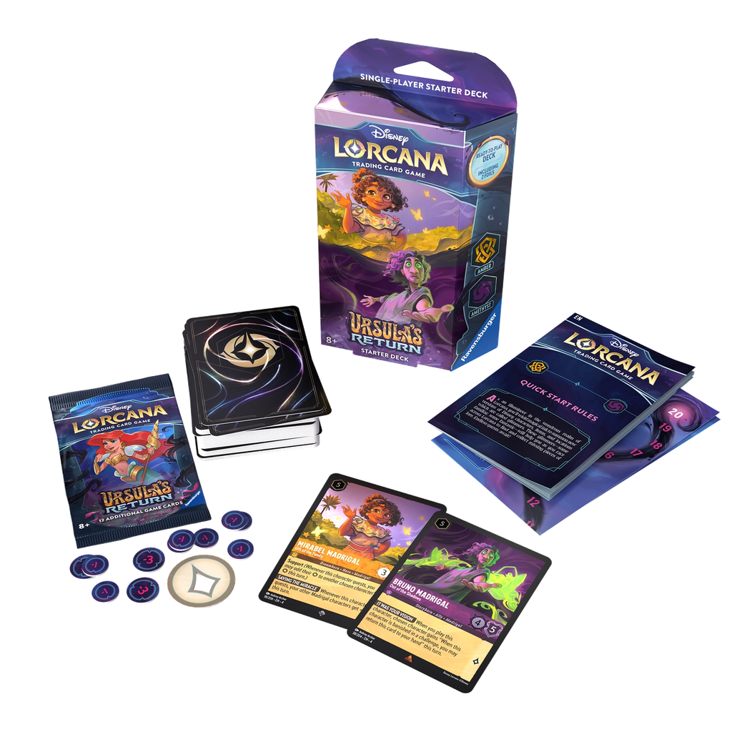 Disney Lorcana TCG - Ursula's Return - Amber & Amethyst Starter Deck