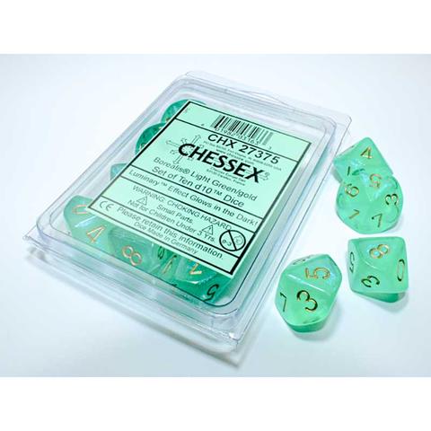 Borealis Lt Grn/Gld Luminary 10 D10