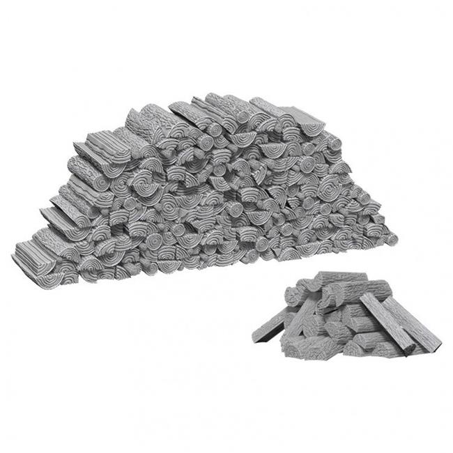 WizKids WZK73868 Deep Cuts-Piles of Wood W10 Miniature