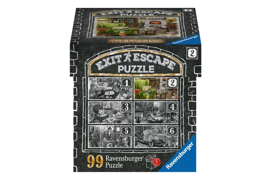 Ravensburger - EXIT Puzzle - Im Gutshaus - Zimmer 2 - 99 Pieces (DE/FR/IT/NL/EN/ES)