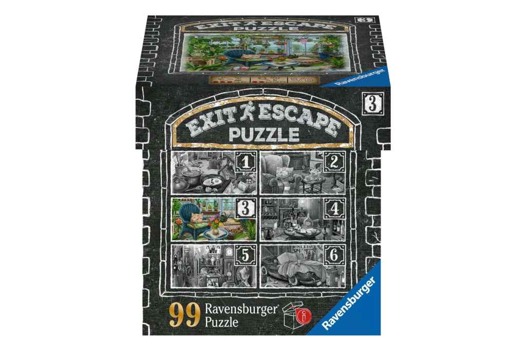 Ravensburger - EXIT Puzzle - Im Gutshaus - Zimmer 3 - 99 Pieces (DE/FR/IT/NL/EN/ES)