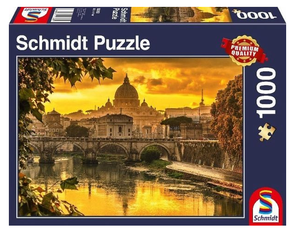 Schmidt - Golden Light over Rome Puzzle (1000 Pieces)