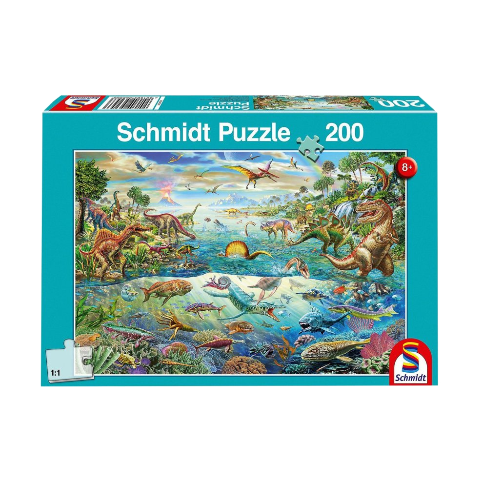 Schmidt - Discover the Dinosaurs Puzzle (200 Pieces)