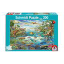 Schmidt - Discover the Dinosaurs Puzzle (200 Pieces)