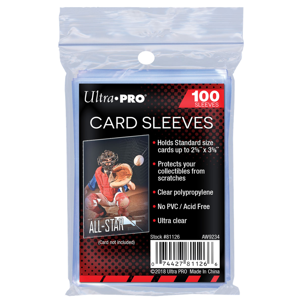 [BF-197] Ultra PRO - Standard Sleeves - Regular Soft Card (100 Sleeves)