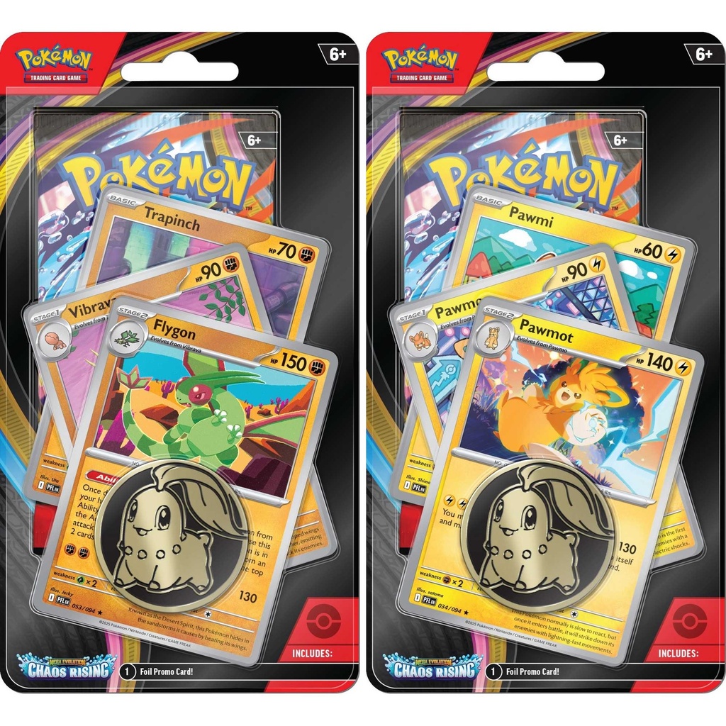 [138538] Pokémon TCG - Mega Evolution: Chaos Rising Premium Checklane Blister Display (12) (EN)