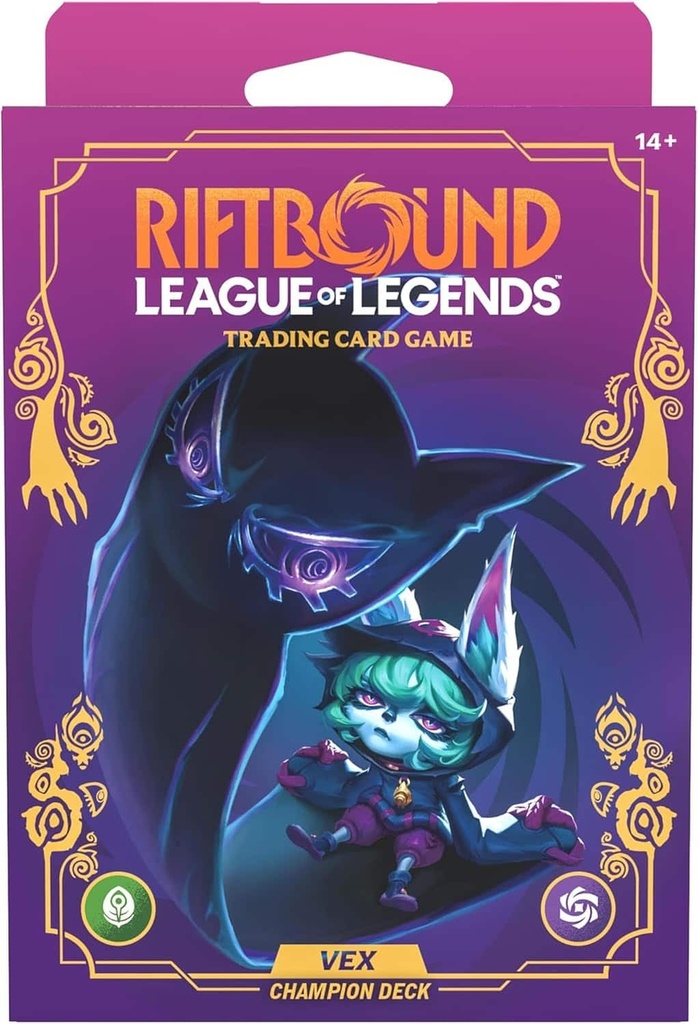 Riftbound: League of Legends Trading Card Game Unleashed Champion Deck Vex