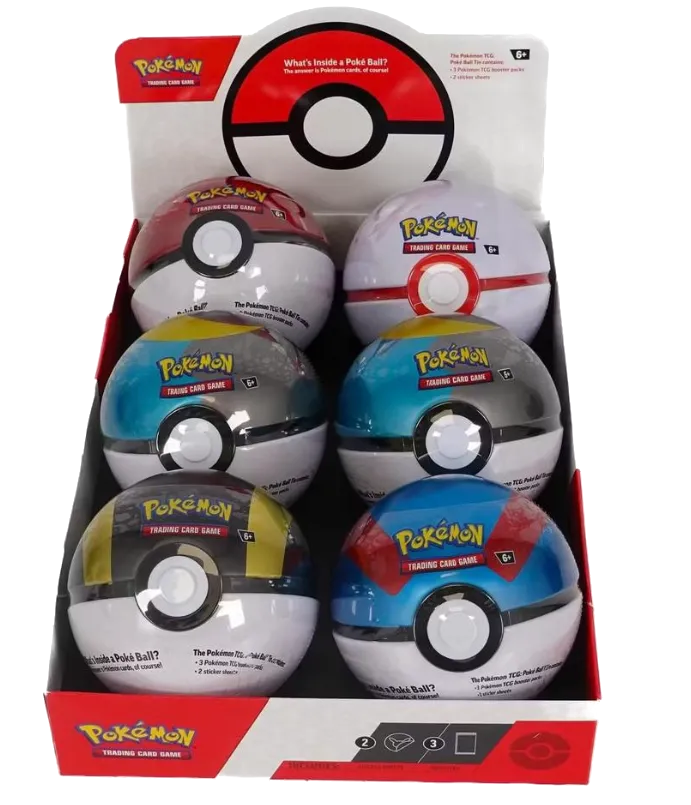 [PKM-OCTOBER-POKE-BALL-TIN-EN] Pokémon TCG - Poké Ball Tin (EN)