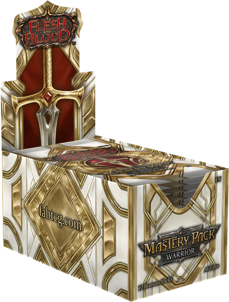 [FAB2610-EN] Flesh & Blood TCG - Mastery Pack Warrior Booster Display (12 Packs) (EN)