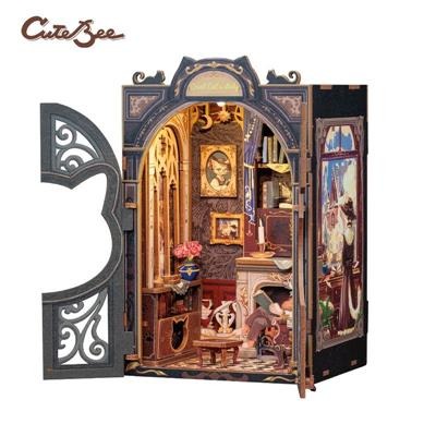 [BF-140643] CuteBee - Book Nook - Count Cat's Study