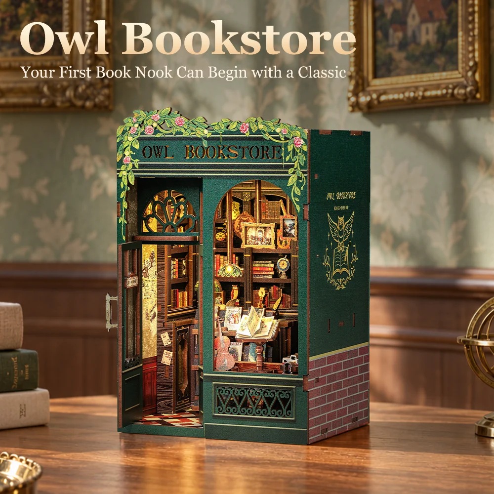 CuteBee - Book Nook - Owl Bookstore