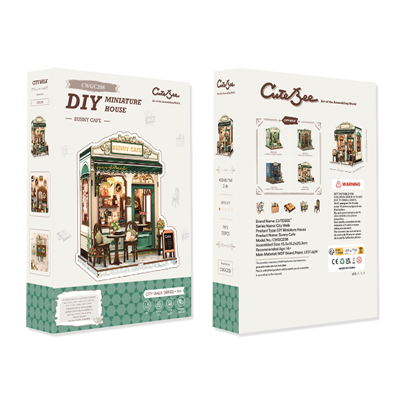 CuteBee - Miniature House - Sunny Cafe