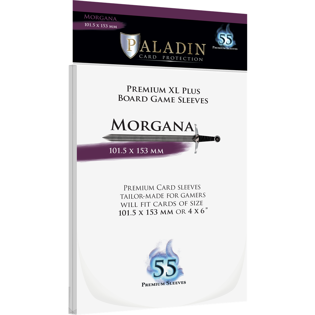 [BF-61545] Paladin Sleeves - Morgana Premium XL PLUS 101.5x153mm (55 Sleeves)